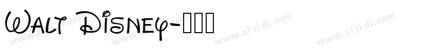 Walt Disney字体转换